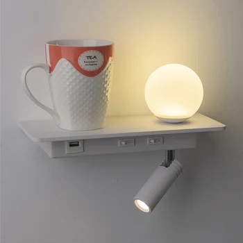 Современный светодиодный настенный светильник с лампой для чтения для гостиной, прикроватной тумбочки для спальни, настенных бра, светильников для украшения дома в помещении