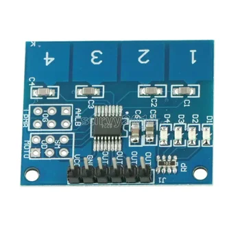 1 шт. TTP224 4 Клавиши 4-канальный цифровой емкостный сенсорный модуль для Arduino