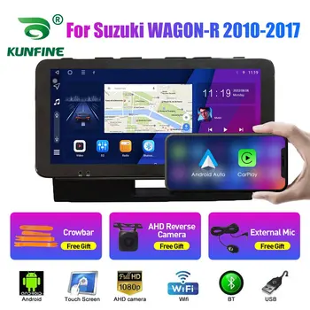 10,33 Дюймов Автомобильный Радиоприемник Для Suzuki WAGON-R 2010-17 2Din Android Восьмиядерный Автомобильный Стерео DVD GPS Навигационный Плеер QLED Экран Carplay