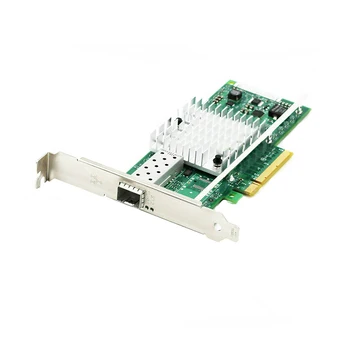 10 Гигабитный сервер 82599 С Одним Портом PCI-E X8 X16 Волоконно-Оптическая Сетевая карта X520-DA1/E10G41BTDA