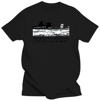 2019 Новая модная Повседневная мужская футболка SAR - Search & Rescue: HRD K9 BOAT, футболка с трафаретным принтом ТРУПА КОРОЛЕВСКОГО СИНЕГО цвета