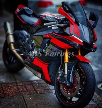 4Gifts Новый Комплект Обтекателей для мотоциклов ABS, Пригодный Для YAMAHA R1m R1 2015 2016 2017 2018 15 16 17 18 Комплект кузова На Заказ Красный Серый