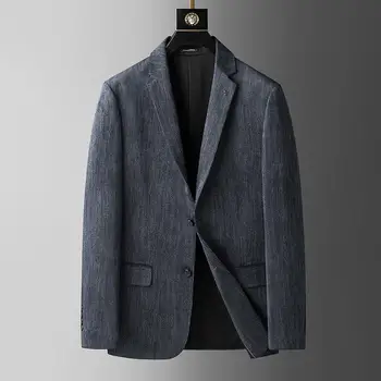 5737-мужская корейская версия модной куртки single west весна-лето, приталенный красивый маленький костюм в британском стиле
