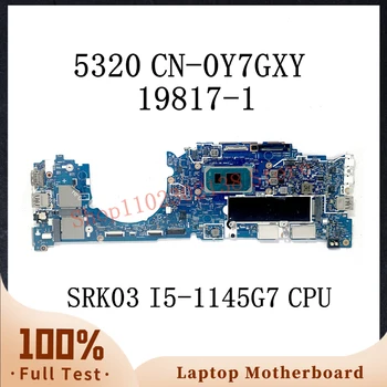 CN-0Y7GXY 0Y7GXY Y7GXY С материнской платой SRK03 I5-1145G7 CPU для Материнской платы ноутбука Dell Latitude 5320 19817-1 16 ГБ DDR4 100% Протестировано