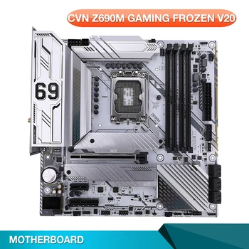 CVN Z690M GAMING FROZEN V20 Для красочной настольной материнской платы DDR4 LGA 1700 с поддержкой 12 поколения