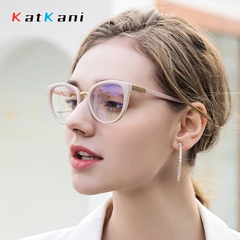KatKani Новая Ретро Мода Ультралегкие Очки TR90 В Оправе 