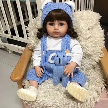 KEIUMI Горячая Распродажа Реалистичная Кукла Reborn Baby Girl, Полностью Силиконовая Виниловая Кукла Reborn Baby, Модные Игрушки для Подарков на День Рождения и РОЖДЕСТВО