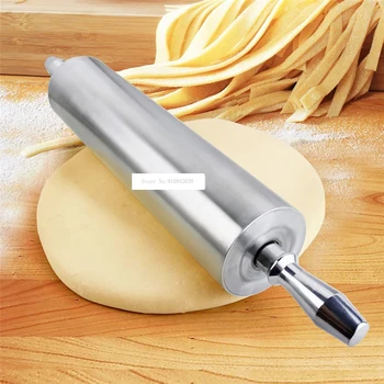 RPA-3515 Высококачественная Скалка для Лапши, Кухонный Инструмент Для Приготовления Пищи, Скалка Для Коммерческого Ресторана, Металлическая Скалка (595 мм * 89 мм)