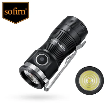 Sofirn SC13 SST40 LED 1300lm Мини-тактический фонарик 18350 мощностью 6000 К, брелок для ключей, аварийный фонарь