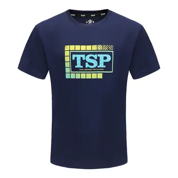 TSP New 83507 Майки для настольного тенниса, футболки для мужчин / женщин, ткань для пинг-понга, спортивная одежда, тренировочные футболки