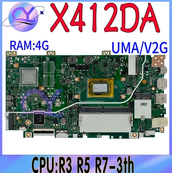 X412DA Материнская Плата Для ноутбука ASUS X412DK A412D F412D X412D Материнская Плата с R3-3200U R5-3500U R7-3700U UMA/V2G 4 ГБ Оперативной памяти 100% Тест