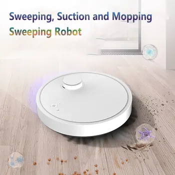 Автоматический робот-пылесос 3-в-1 Smart Wireless Для влажной и сухой уборки Ультратонкая уборочная машина для уборки умного дома