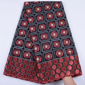 Африканские сухие хлопчатобумажные кружевные ткани 2019, Высококачественное кружево с вышивкой, Швейцарское вуалевое кружево, Швейцарское вуалевое кружево из камня, Швейцария Y1682