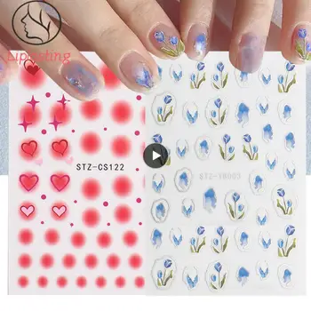 Дизайн ногтей в виде тюльпана, Аппликация, Декоративный лак, наклейка Hot Money Autohesion, Деколь для ногтей, Искусство для ногтей