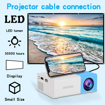 Домашний мини-проектор YG300 Home HD с памятью USB и SD для домашнего кинотеатра улучшит ваши впечатления от фильмов, телепередач и игр