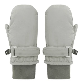 Зимние перчатки для малышей, стильные водонепроницаемые лыжные перчатки, теплые варежки для мальчиков и девочек, идеально подходящие для зимней доставки