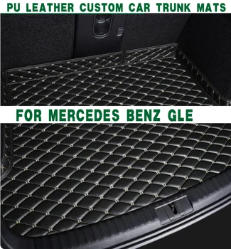Изготовленные на Заказ Коврики для Багажника Автомобиля из Искусственной Кожи Mercedes Benz GLE W166 W167 GLE Coupe C292 C167 Детали интерьера Автомобильные Аксессуары Ковер