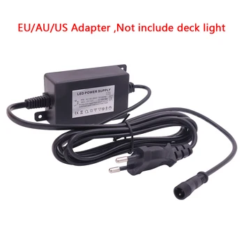 Источник питания 12 В Светодиодный драйвер Используется для 12 В светодиодных палубных светильников адаптер EU/US/UK/AU