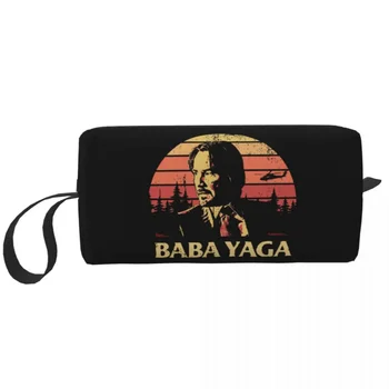 Косметичка John Wick Baba Yaga для женщин, косметички, Дорожная сумка для туалетных принадлежностей на молнии, органайзер, Товары