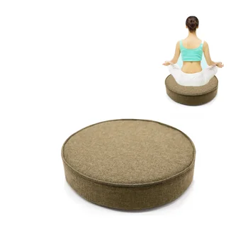 Массивная подушка для медитации на заказ, низкое MOQ, подушка для йоги для женщин и мужчин, Гречневые подушки для медитации