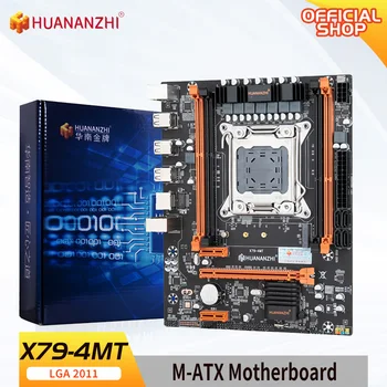 Материнская плата HUANANZHI X79 4MT LGA 2011 XEON X79 поддерживает Intel E5 2620 2640 2650 2680 2690 V1 V2 REG ECC Память DDR3 nvme