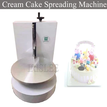 Машина для намазывания торта Машина для украшения Пекарни Кремом Машина для разглаживания Намазки кремом для хлебного торта Электрическая Машина для нанесения покрытия