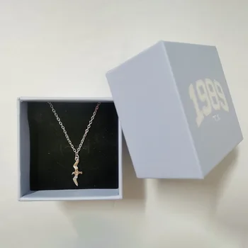 Модное серебряное ожерелье с подвеской Sea Mew для женщин, цепочка для ключиц, ювелирные украшения, аксессуары, подарки