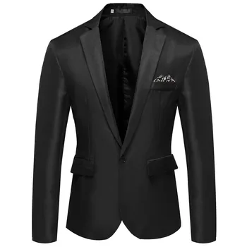 Модные мужские повседневные тонкие блейзеры с длинным рукавом с цветочным принтом, Деловой костюм для свадебной вечеринки, куртка, пальто Длиной 2023