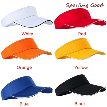 Мужская кепка с пустым верхним козырьком, женские солнцезащитные шляпы, мужская хлопковая кепка-снэпбэк, регулируемая для бега, тенниса, гольфа, пляжной уличной шляпы
