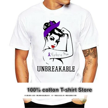 Мужская футболка Epilepsy Mom Unbreakable Girl Power Женская футболка