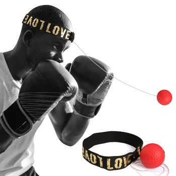 Набор для тренировки рук и глаз Boxing Speed с шаровой головкой MMA Sanda Boxer для тренажерного зала, Муай Тай, реакция, домашние тренажеры для фитнеса