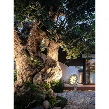 Наружный водонепроницаемый светильник с подсветкой деревьев, парк, Вилла, внутренний двор, прожектор