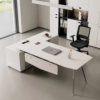 Настольный Современный офисный стол для хранения компьютера, Письменный Офисный стол для руководителя, Роскошная мебель Ufficio Lavoro