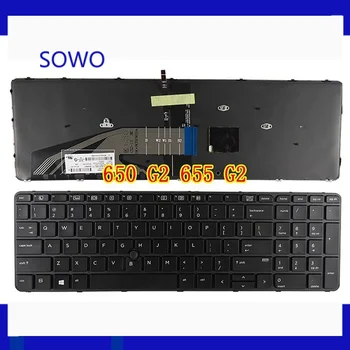Новая клавиатура с подсветкой для HP Probook 650 G1 655 G1/650 G2 655 G2