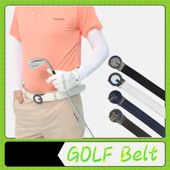 Новый ремень для гольфа CAIIAWAV, мужской ремень для гольфа, ремень для брюк с автоматической пуговицей, корейская версия ремня с буквенной пряжкой