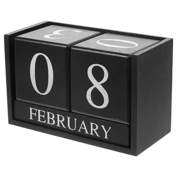 Офисный деревянный календарь Настольный Календарь Декоративный блок Календарь Товары для дома