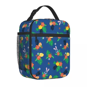 Пасхальная изолированная сумка для ланча Disney Stitch, большой контейнер для еды, термосумка, ланч-бокс, сумка для пляжного пикника, мужчины, женщины