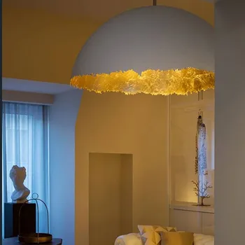 Подвесной светильник PostKrisi из яичной скорлупы, сфера из акриловой смолы, датский дизайн, студийное освещение, Искусство простой гостиной, роскошное освещение