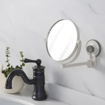 Портативное удобное ручное зеркало для макияжа Компактное карманное зеркало для туалетного столика Увеличительное зеркало для макияжа высокой четкости