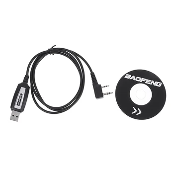 Портативный USB-кабель для программирования двусторонней радиосвязи Walkie Talkie BF-888S UV-5R UV-82 Водонепроницаемый