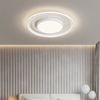 Потолочный светильник для гостиной, современные светодиодные потолочные люстры для столовой, спальни, простое украшение дома в скандинавском стиле, светодиодные потолочные светильники
