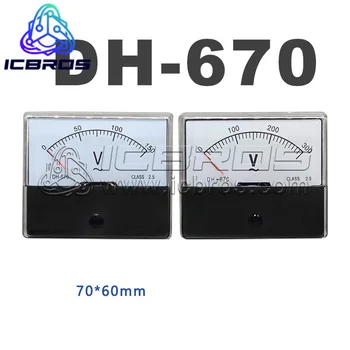 Прибор DH-670 с указателем вольтметра переменного тока 150 В 300 В 500 В