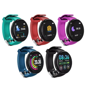 Умные часы Круглые Приборы для измерения артериального давления Пульсометр Для мужчин Фитнес-трекер SmartWatch Android IOS Для женщин Спортивные Электронные Часы