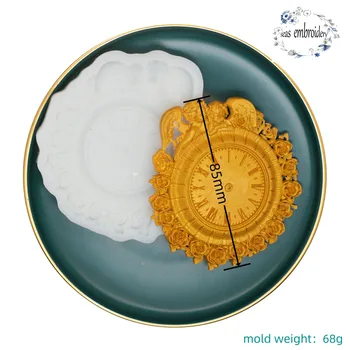 Цветок Ангела Силиконовая эпоксидная смола Гипсовая форма часы для торта формы для помадки инструменты для украшения торта инструменты для шоколадной помадки DIY